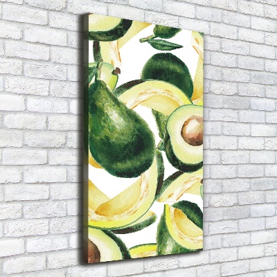 Wall art canvas An avocado