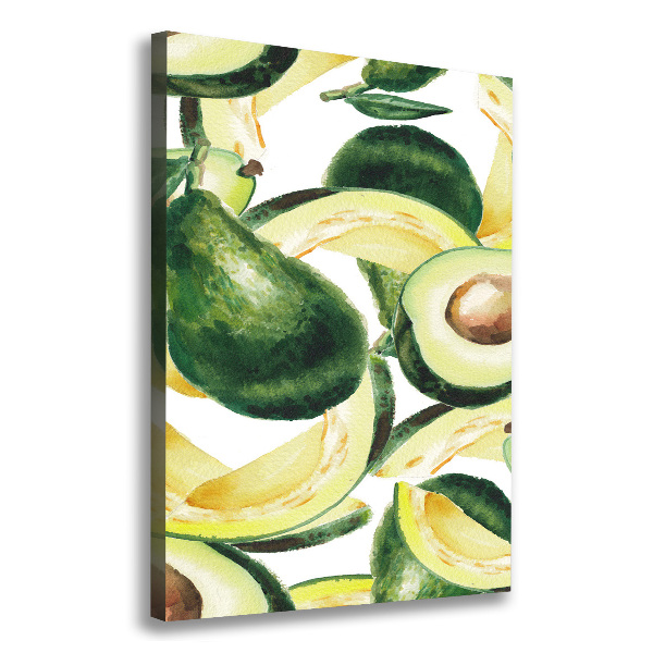 Wall art canvas An avocado