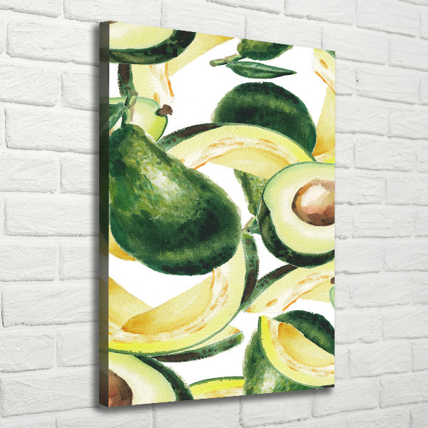 Wall art canvas An avocado