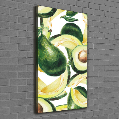 Wall art canvas An avocado