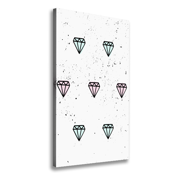 Canvas wall art Diamonds