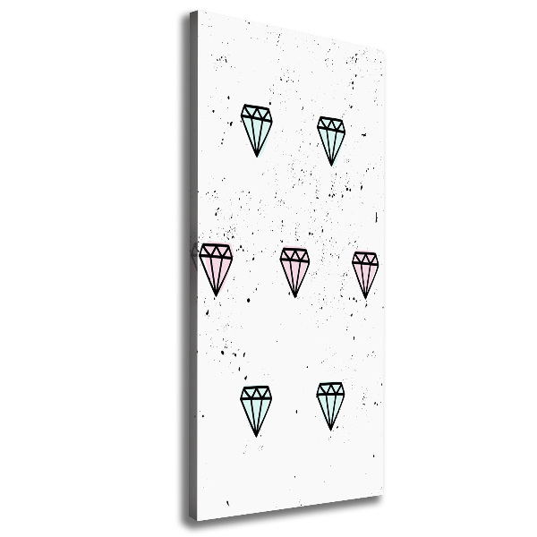 Canvas wall art Diamonds