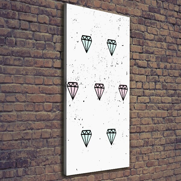 Canvas wall art Diamonds