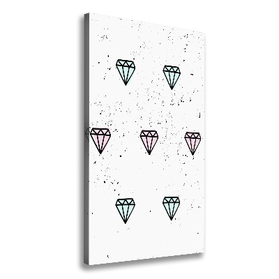 Canvas wall art Diamonds