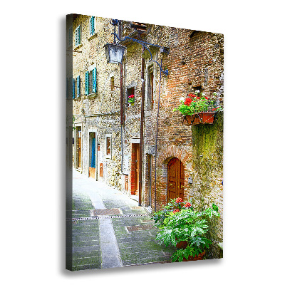 Canvas print Italian streets