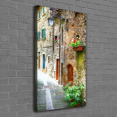 Canvas print Italian streets