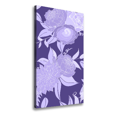 Canvas wall art Floral pattern