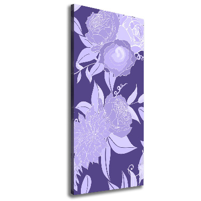 Canvas wall art Floral pattern