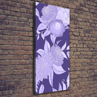 Canvas wall art Floral pattern