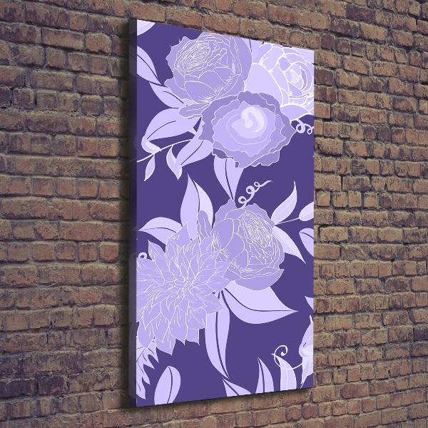 Canvas wall art Floral pattern