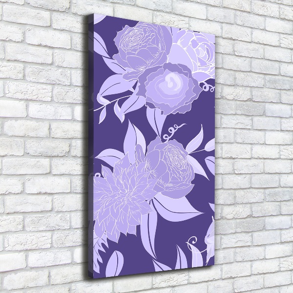 Canvas wall art Floral pattern