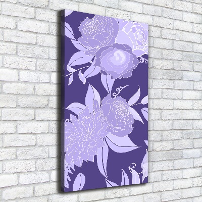 Canvas wall art Floral pattern