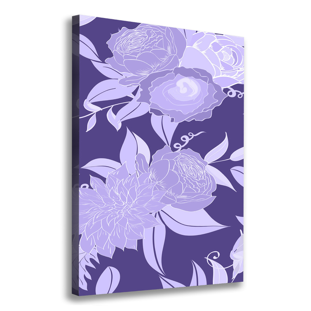 Canvas wall art Floral pattern