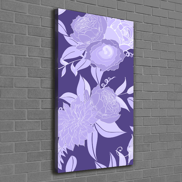 Canvas wall art Floral pattern