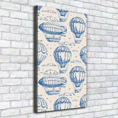 Large canvas wall art Directors and balloons