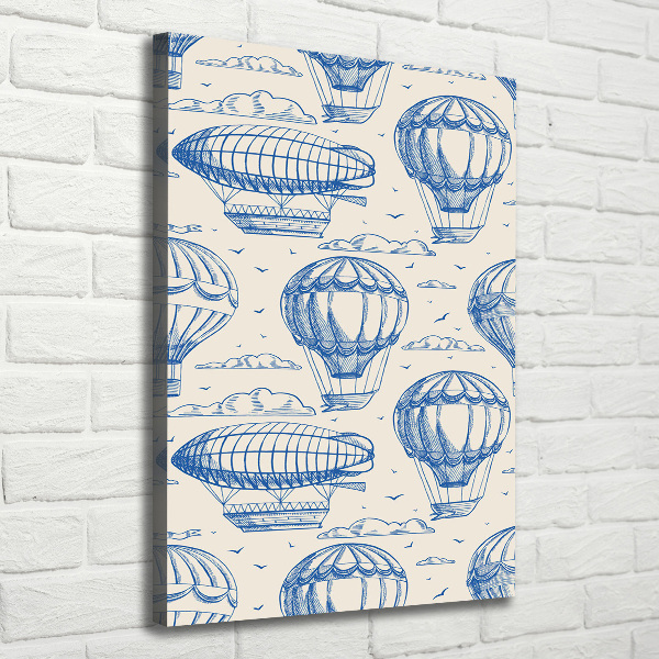 Large canvas wall art Directors and balloons