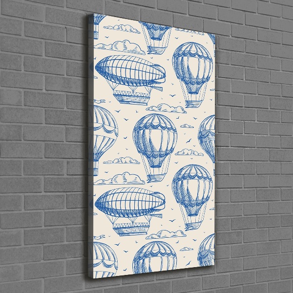 Large canvas wall art Directors and balloons