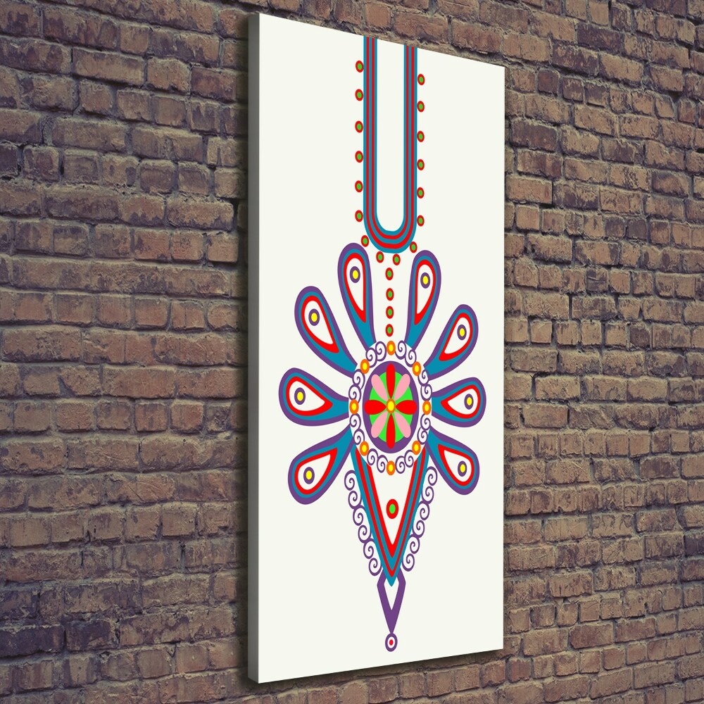 Picture canvas print Polish folk pattern