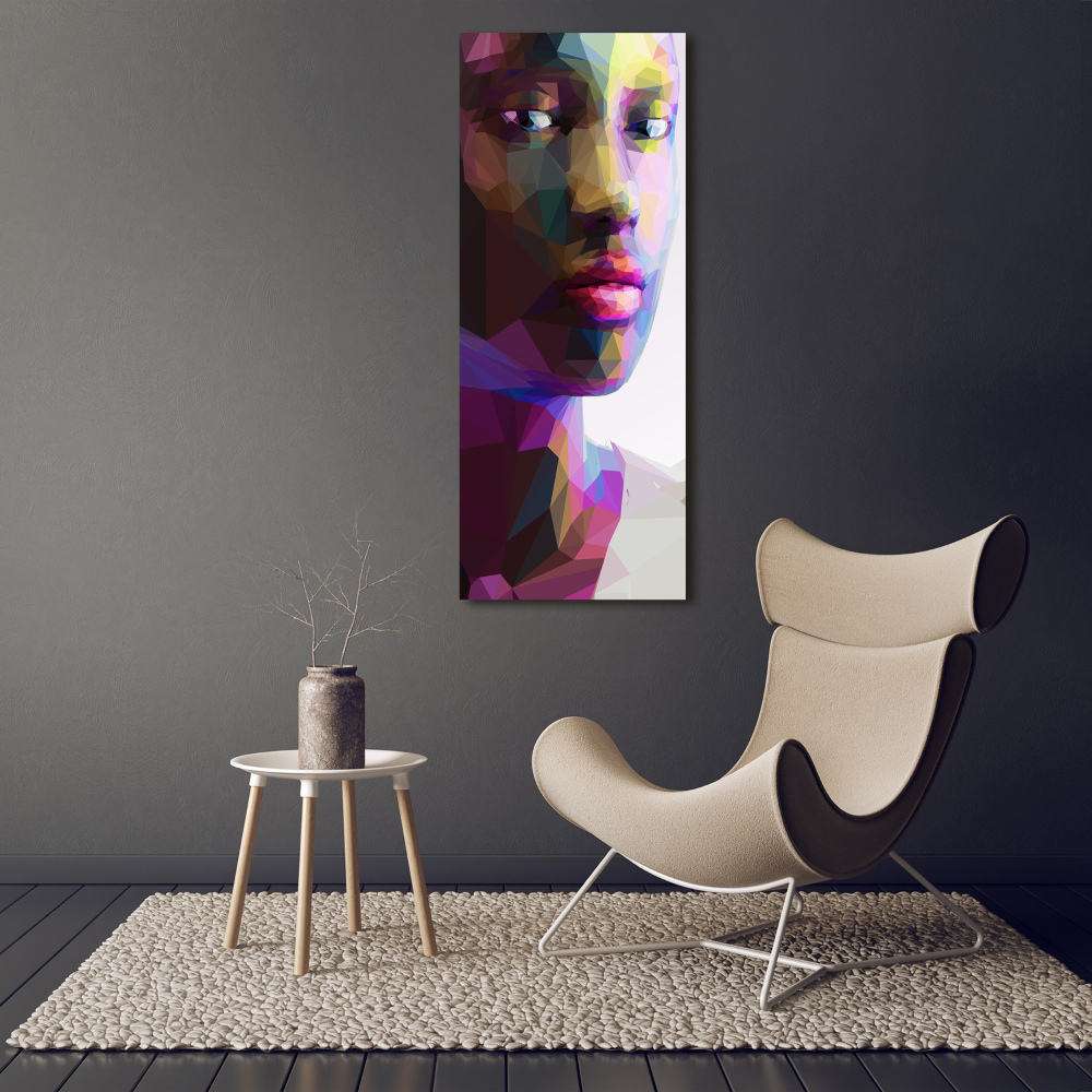 Wall canvas art Abstraction woman