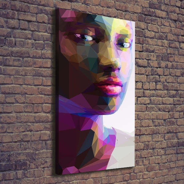 Wall canvas art Abstraction woman