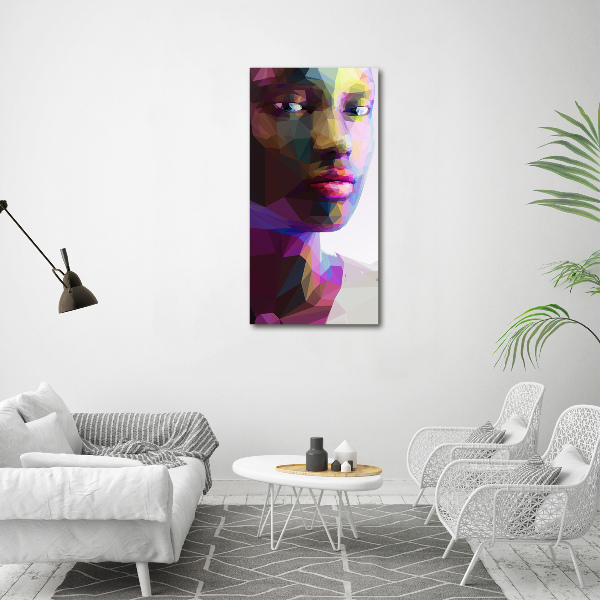 Wall canvas art Abstraction woman