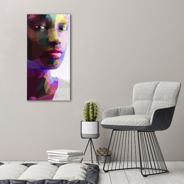 Wall canvas art Abstraction woman