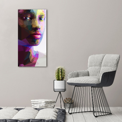 Wall canvas art Abstraction woman