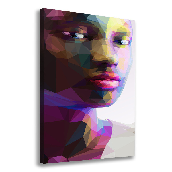 Wall canvas art Abstraction woman