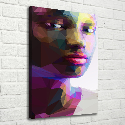 Wall canvas art Abstraction woman