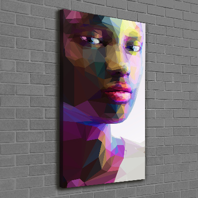 Wall canvas art Abstraction woman