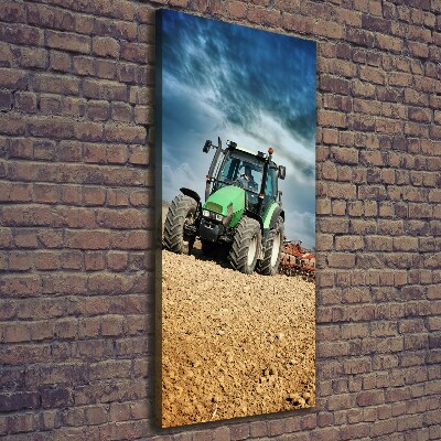 Wall art canvas large Tractor