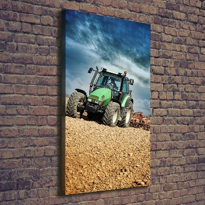 Wall art canvas large Tractor