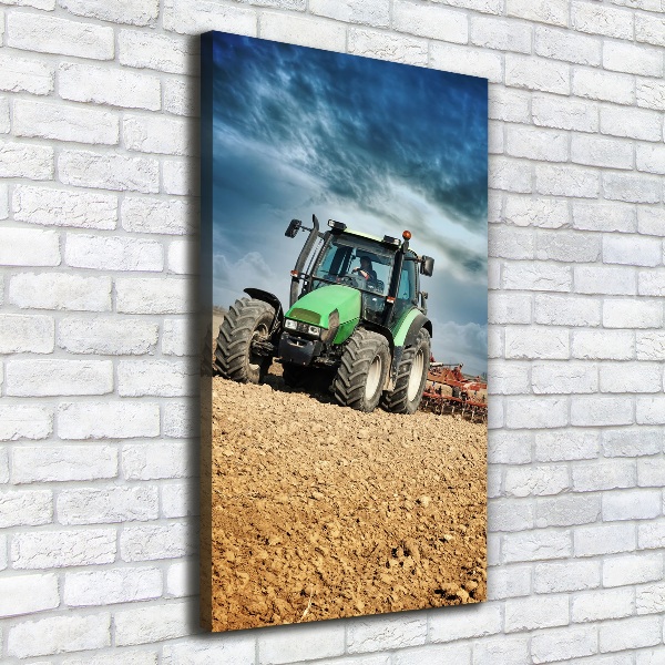 Wall art canvas large Tractor