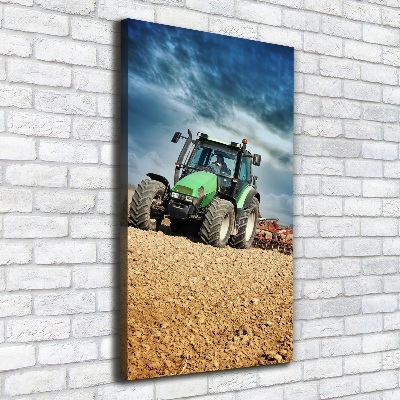 Wall art canvas large Tractor