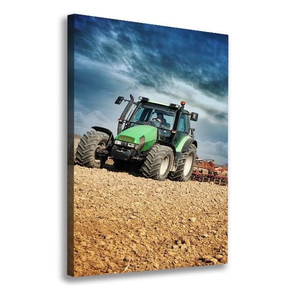 Wall art canvas large Tractor