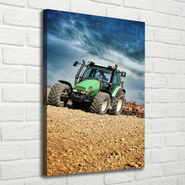 Wall art canvas large Tractor