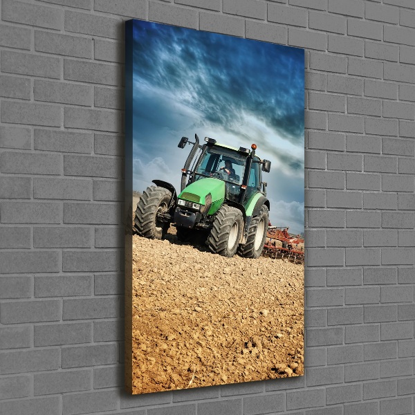 Wall art canvas large Tractor