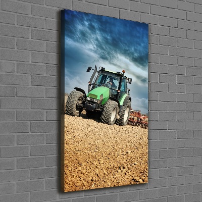 Wall art canvas large Tractor