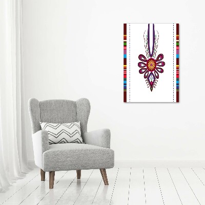 Wall canvas art Polish folk pattern