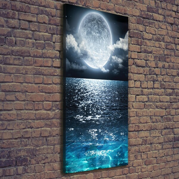 Canvas wall art full moon