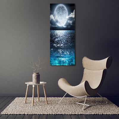 Canvas wall art full moon