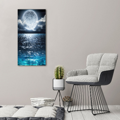 Canvas wall art full moon