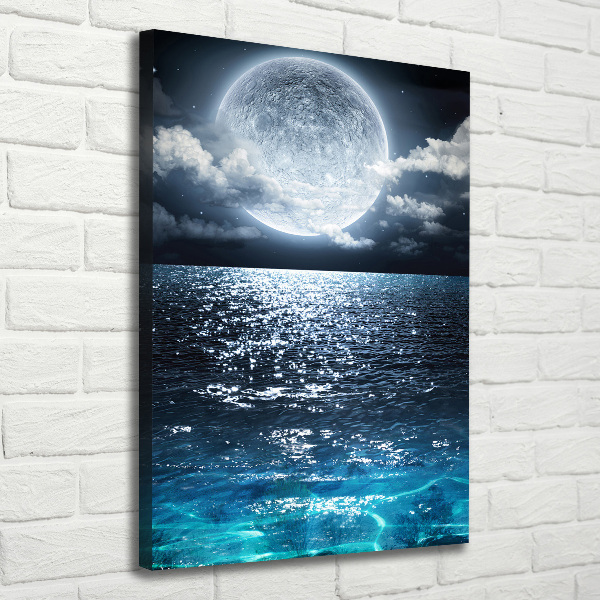 Canvas wall art full moon