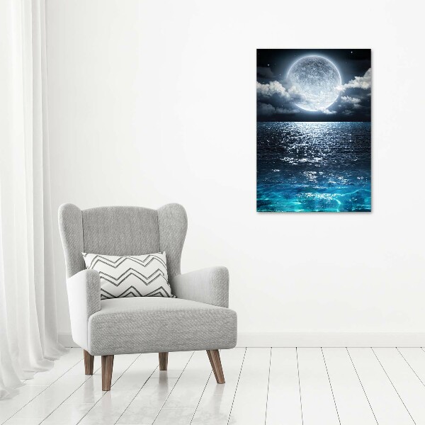 Canvas wall art full moon