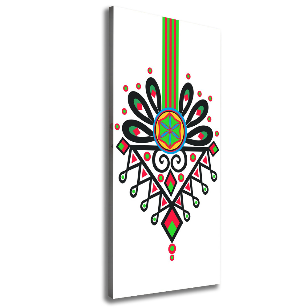 Canvas wall art Polish folk pattern