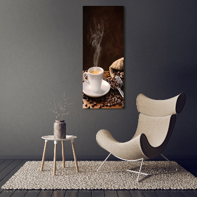 Large canvas wall art Cup of coffee