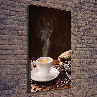 Large canvas wall art Cup of coffee