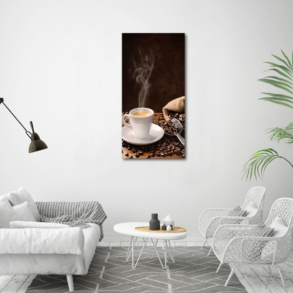 Large canvas wall art Cup of coffee