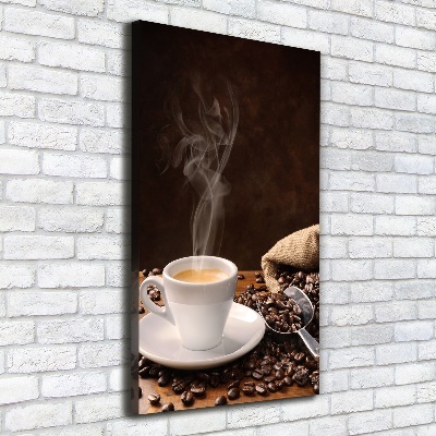 Large canvas wall art Cup of coffee