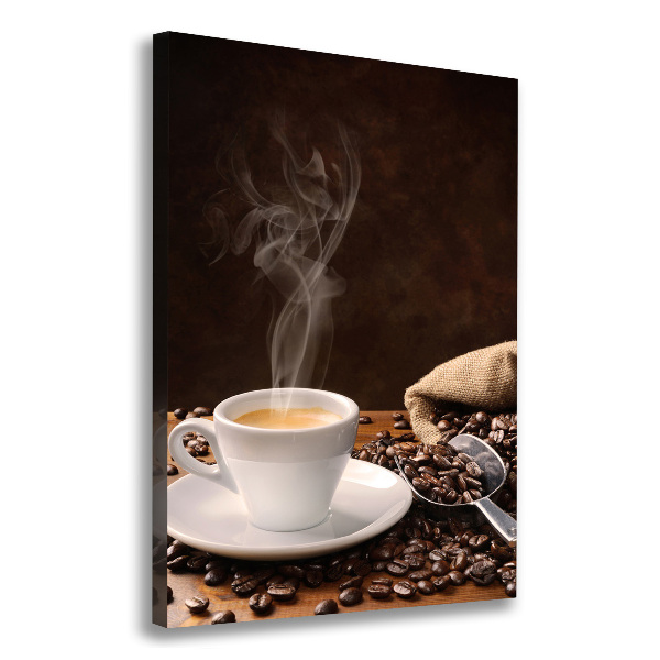 Large canvas wall art Cup of coffee